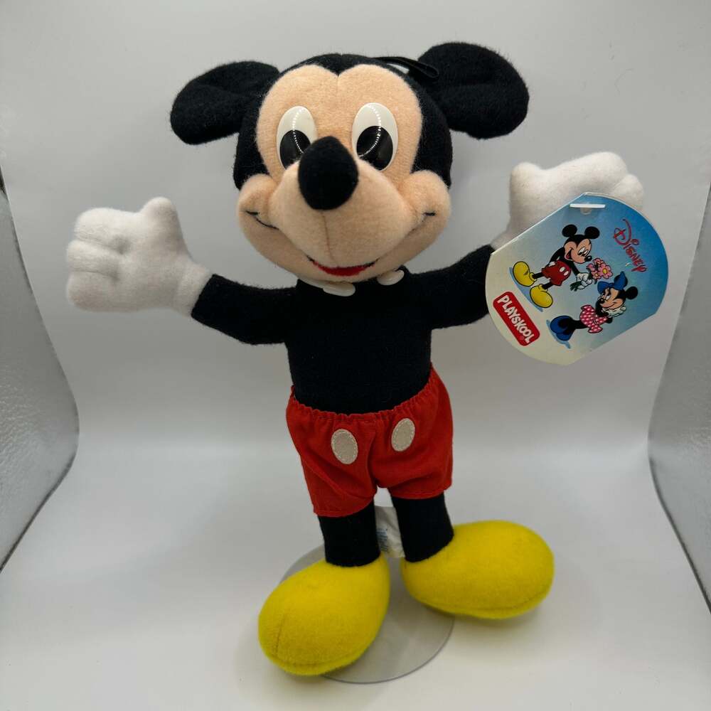 Vintage 1991 Playskool Mickey Mouse Plush – Disney Collectible‎ NWT